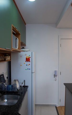 Apartamento à venda com 37m², 2 quartos e 1 vagaCozinha