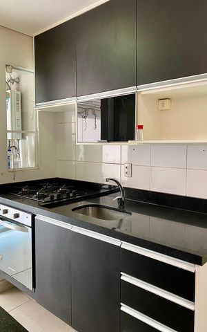 Apartamento à venda com 48m², 2 quartos e 2 vagas Apartamento à venda com 48m², 2 quartos e 2 vagasCozinha
