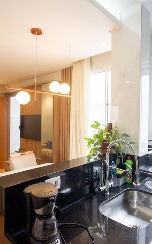 Apartamento à venda com 42m², 2 quartos e 1 vaga Apartamento à venda com 42m², 2 quartos e 1 vagaCozinha e Área de Serviço