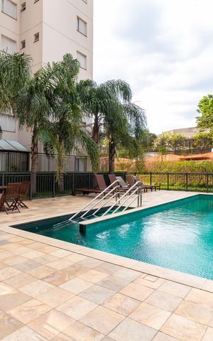 Apartamento para alugar com 45m², 2 quartos e 1 vaga Apartamento para alugar com 45m², 2 quartos e 1 vagaÁrea comum - Piscina
