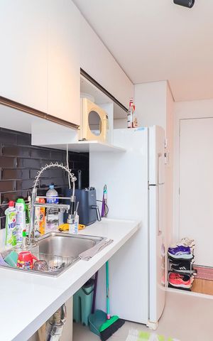 Apartamento para alugar com 45m², 2 quartos e 1 vagaCozinha e Área de Serviço