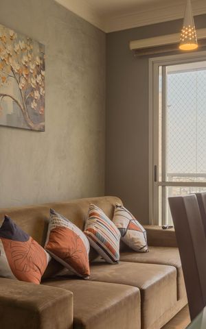 Apartamento à venda com 73m², 3 quartos e 2 vagas Apartamento à venda com 73m², 3 quartos e 2 vagasSala