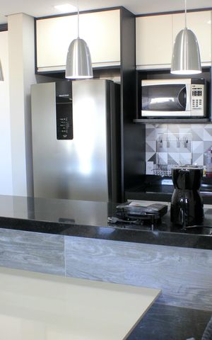 Apartamento à venda com 59m², 2 quartos e 1 vagaCozinha 