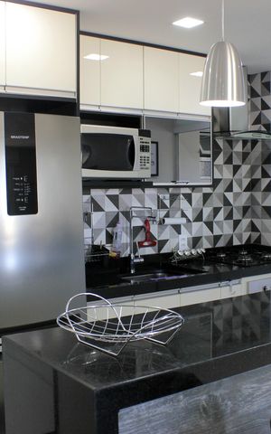 Apartamento à venda com 59m², 2 quartos e 1 vagaCozinha 