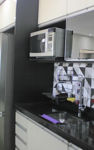 Apartamento à venda com 59m², 2 quartos e 1 vagaCozinha 