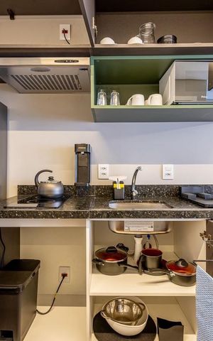 Apartamento à venda com 25m², 1 quarto e sem vaga Apartamento à venda com 25m², 1 quarto e sem vagaCozinha
