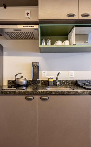 Apartamento à venda com 25m², 1 quarto e sem vaga Apartamento à venda com 25m², 1 quarto e sem vagaCozinha