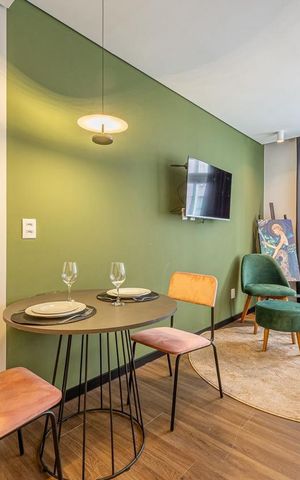 Apartamento à venda com 25m², 1 quarto e sem vaga Apartamento à venda com 25m², 1 quarto e sem vagaSala/Quarto