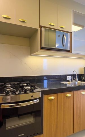 Apartamento à venda com 36m², 2 quartos e 1 vaga Apartamento à venda com 36m², 2 quartos e 1 vagaCozinha e área de serviço
