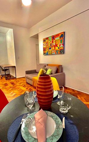 Apartamento para alugar com 55m², 1 quarto e 1 vaga Apartamento para alugar com 55m², 1 quarto e 1 vagaSala de Jantar