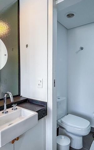 Apartamento para alugar com 32m², 1 quarto e sem vaga