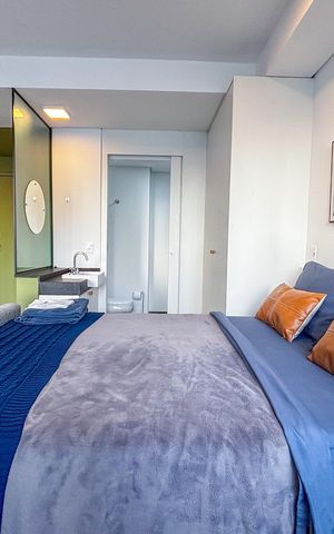Apartamento para alugar com 32m², 1 quarto e sem vaga
