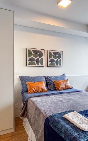 Apartamento para alugar com 32m², 1 quarto e sem vaga