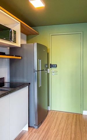 Apartamento para alugar com 32m², 1 quarto e sem vaga