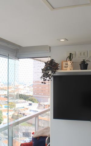 Apartamento à venda com 62m², 1 quarto e 2 vagasVaranda