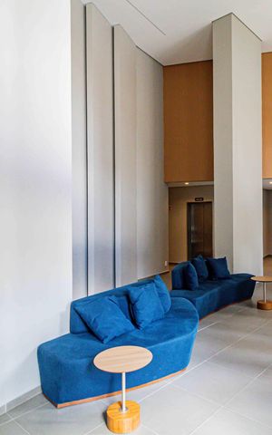 Apartamento à venda com 43m², 1 quarto e sem vaga Apartamento à venda com 43m², 1 quarto e sem vagaHall
