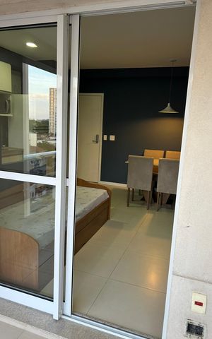 Apartamento para alugar com 44m², 1 quarto e 1 vaga Apartamento para alugar com 44m², 1 quarto e 1 vagaVaranda