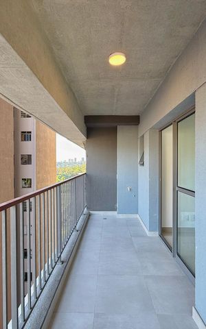 Apartamento para alugar com 35m², 1 quarto e sem vagaSacada