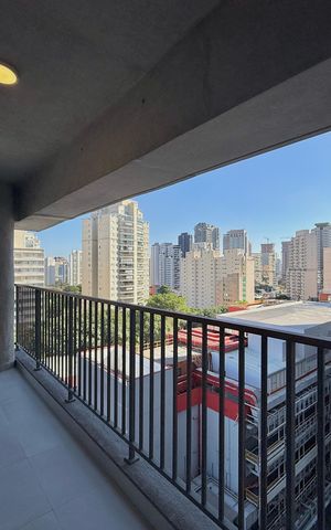 Apartamento para alugar com 35m², 1 quarto e sem vagaSacada