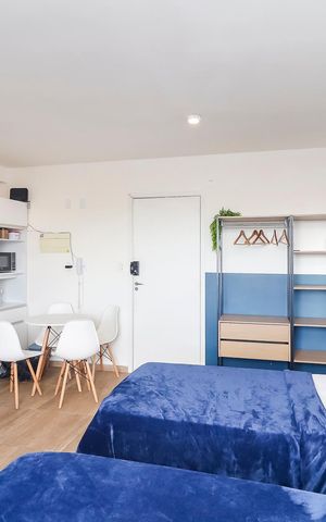 Studio à venda com 24m², 1 quarto e 1 vagaQuarto / Cozinha