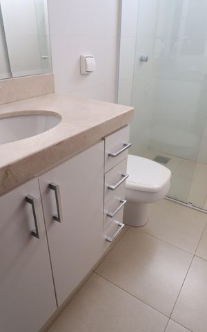 Apartamento para alugar com 134m², 4 quartos e 3 vagasBanheiro Social