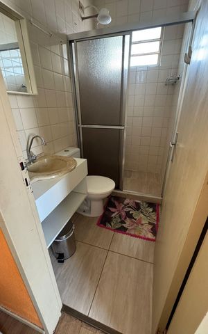 Apartamento para alugar com 36m², 1 quarto e sem vaga Apartamento para alugar com 36m², 1 quarto e sem vagaBanheiro
