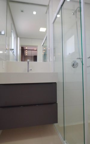 Apartamento para alugar com 117m², 3 quartos e 2 vagasBanheiro da Suíte 1