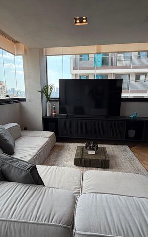 Apartamento à venda com 130m², 3 quartos e 3 vagas Apartamento à venda com 130m², 3 quartos e 3 vagasSala