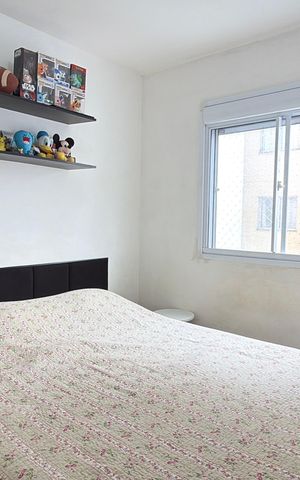 Apartamento à venda com 43m², 2 quartos e 1 vaga Apartamento à venda com 43m², 2 quartos e 1 vagaQuarto 1