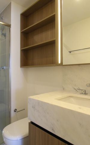 Apartamento para alugar com 44m², 1 quarto e 1 vagaBanheiro
