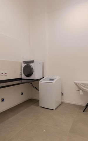Studio para alugar com 49m², 1 quarto e sem vaga Studio para alugar com 49m², 1 quarto e sem vagaLavanderia