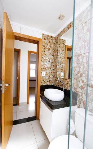 Apartamento à venda com 76m², 3 quartos e 2 vagasBanheiro Social