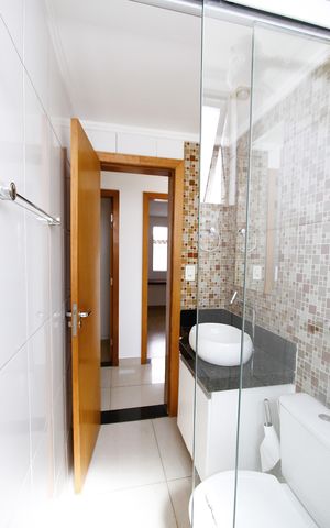 Apartamento à venda com 76m², 3 quartos e 2 vagasBanheiro Social