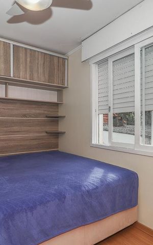 Apartamento à venda com 45m², 1 quarto e 1 vagaQuarto