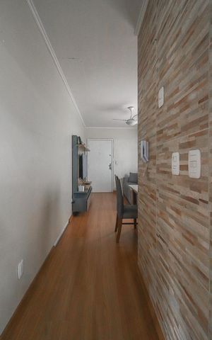Apartamento à venda com 45m², 1 quarto e 1 vagaCorredor