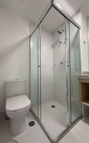 Studio para alugar com 31m², 1 quarto e sem vaga Studio para alugar com 31m², 1 quarto e sem vagaBanheiro