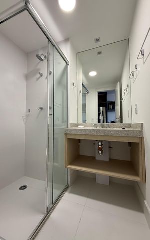 Studio para alugar com 31m², 1 quarto e sem vaga Studio para alugar com 31m², 1 quarto e sem vagaBanheiro