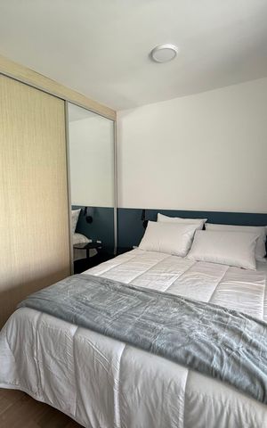 Studio para alugar com 31m², 1 quarto e sem vaga Studio para alugar com 31m², 1 quarto e sem vagaCozinha/Quarto