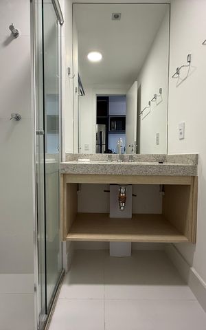 Studio para alugar com 31m², 1 quarto e sem vaga Studio para alugar com 31m², 1 quarto e sem vagaBanheiro