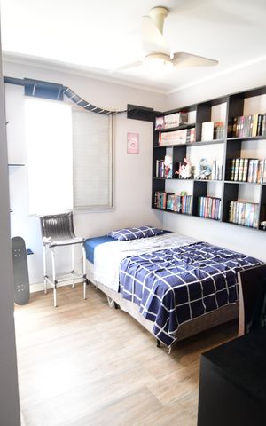 Apartamento à venda com 90m², 3 quartos e 2 vagasQuarto 1