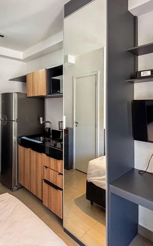 Studio para alugar com 35m², 1 quarto e sem vaga