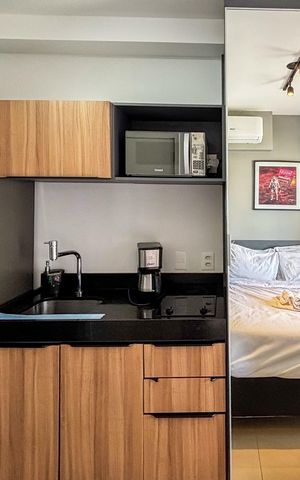 Studio para alugar com 35m², 1 quarto e sem vaga