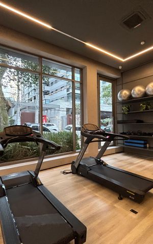 Studio para alugar com 26m², 1 quarto e sem vaga Studio para alugar com 26m², 1 quarto e sem vagaAcademia