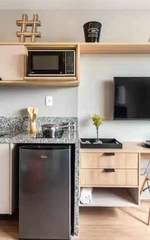Apartamento à venda com 18m², 1 quarto e sem vaga Apartamento à venda com 18m², 1 quarto e sem vagaCozinha