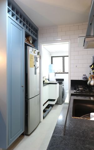 Apartamento à venda com 71m², 2 quartos e 1 vagaCozinha e Área de serviço 