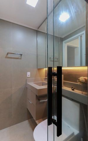 Apartamento à venda com 43m², 2 quartos e 1 vaga Apartamento à venda com 43m², 2 quartos e 1 vagaBanheiro