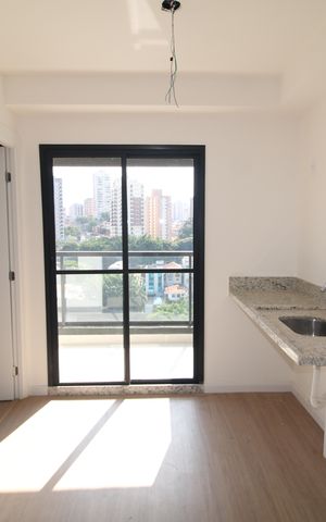 Studio para alugar com 26m², 1 quarto e sem vagaSala / Cozinha