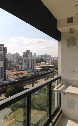 Studio para alugar com 26m², 1 quarto e sem vagaSala / Cozinha - Varanda