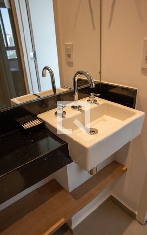 Apartamento para alugar com 17m², 1 quarto e sem vaga Apartamento para alugar com 17m², 1 quarto e sem vagaBanheiro