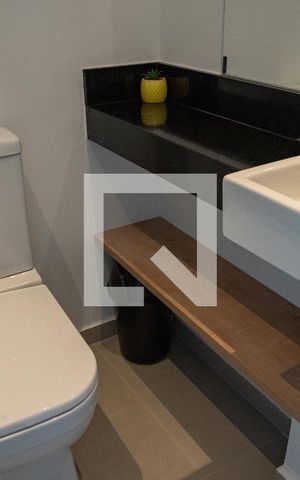 Apartamento para alugar com 17m², 1 quarto e sem vaga Apartamento para alugar com 17m², 1 quarto e sem vagaBanheiro